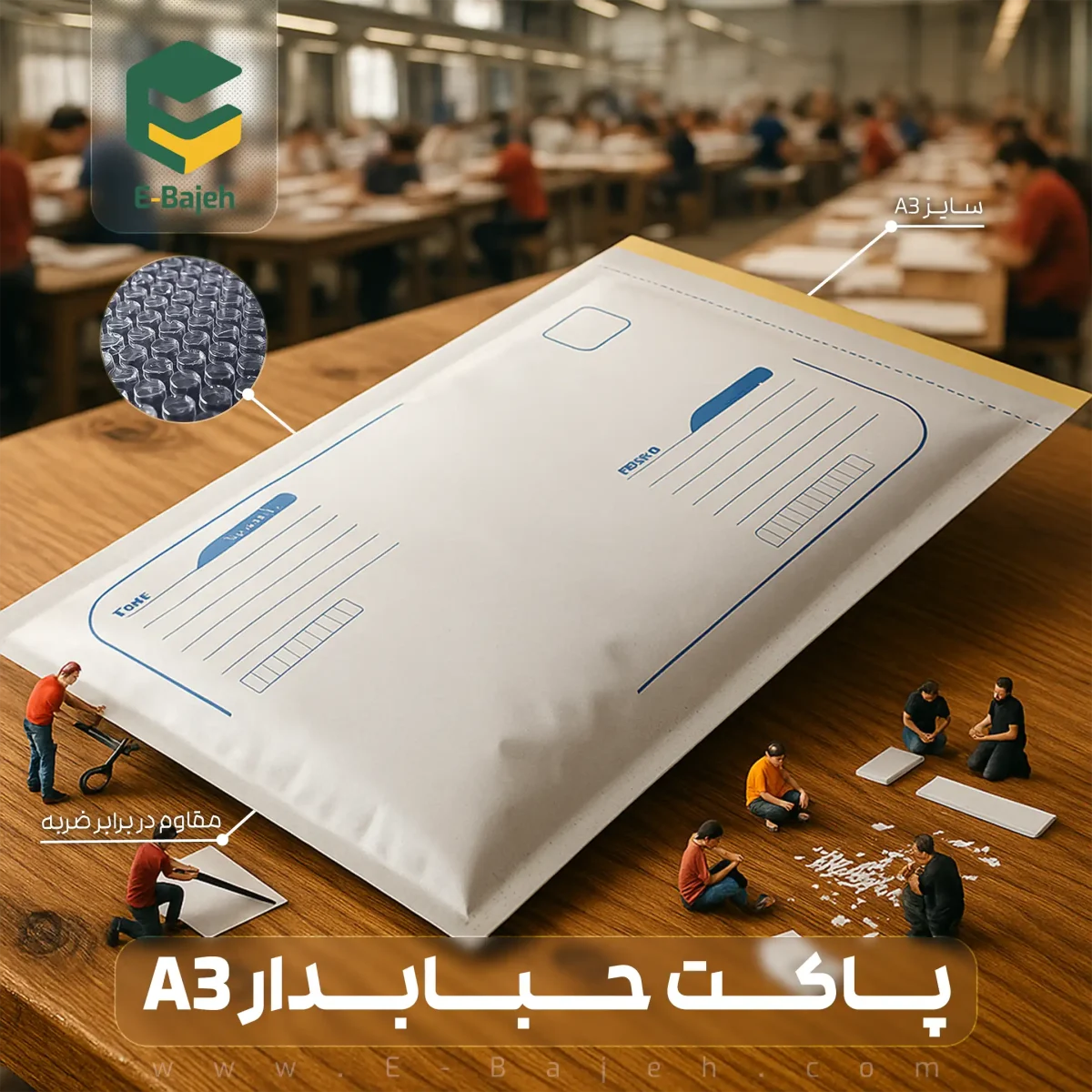 پاکت متالایز A3 (100 عددی) - تصویر 2