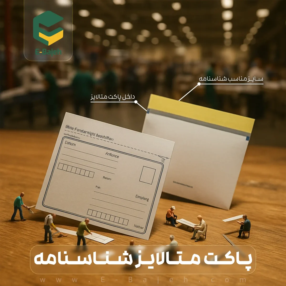 02-پاکت متالایز شناسنامه پاکت متالایز – شناسنامه CD(100 عددی) - تصویر 2